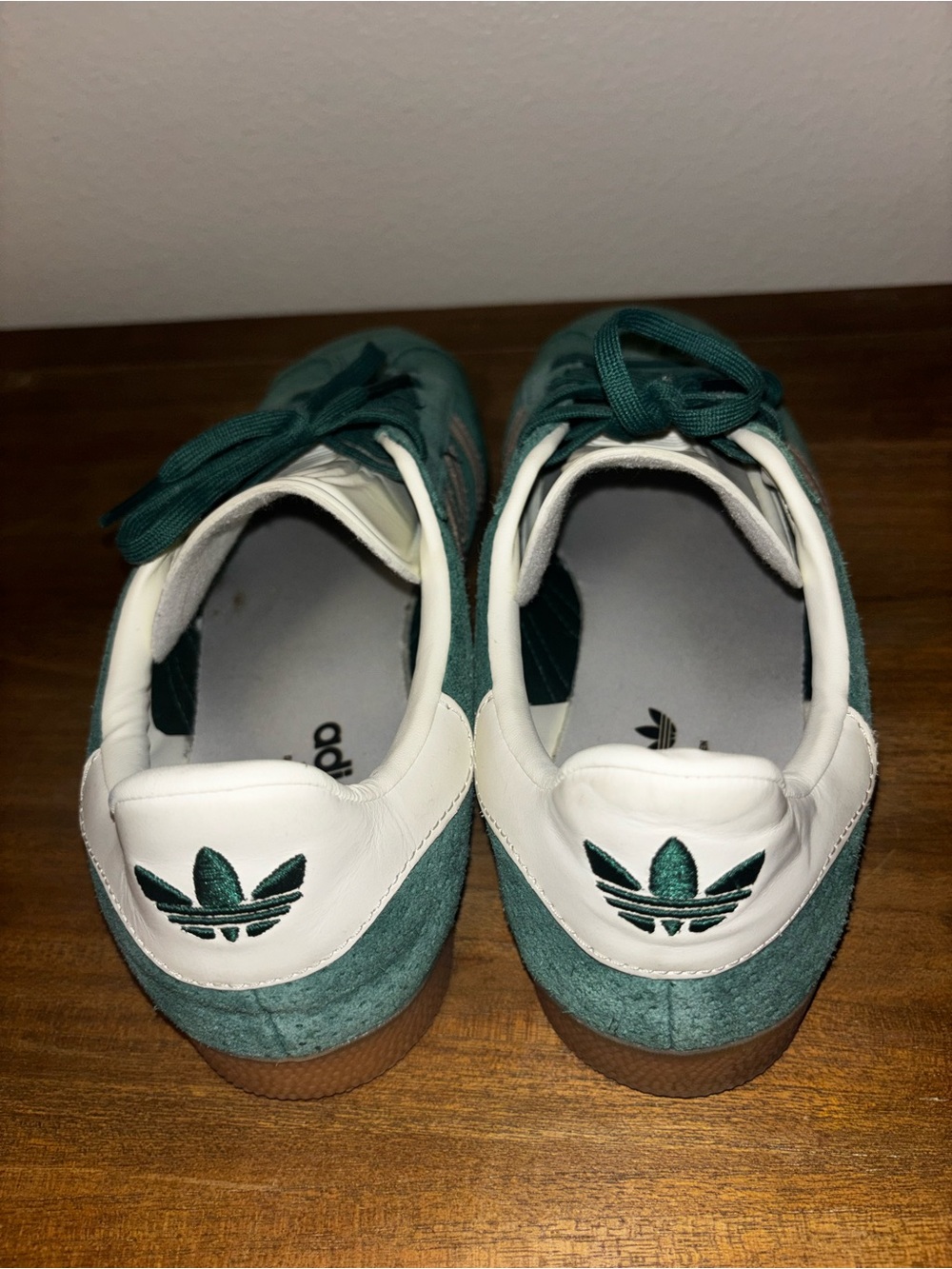 Adidas Gazelle JI2062 Sneaker Men Collegiate Green Lifestyle Indoor Shoes 10 - Picture 3 of 7